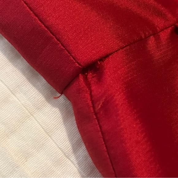 SHOSHANNA Red One Shoulder 100% Silk Cocktail Dress - Picture 4 of 5